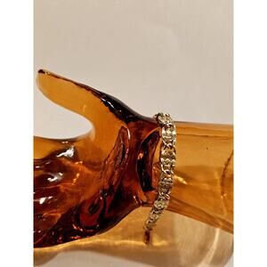 Vintage Sarah Coventry 7-in gold toned chain bracelet